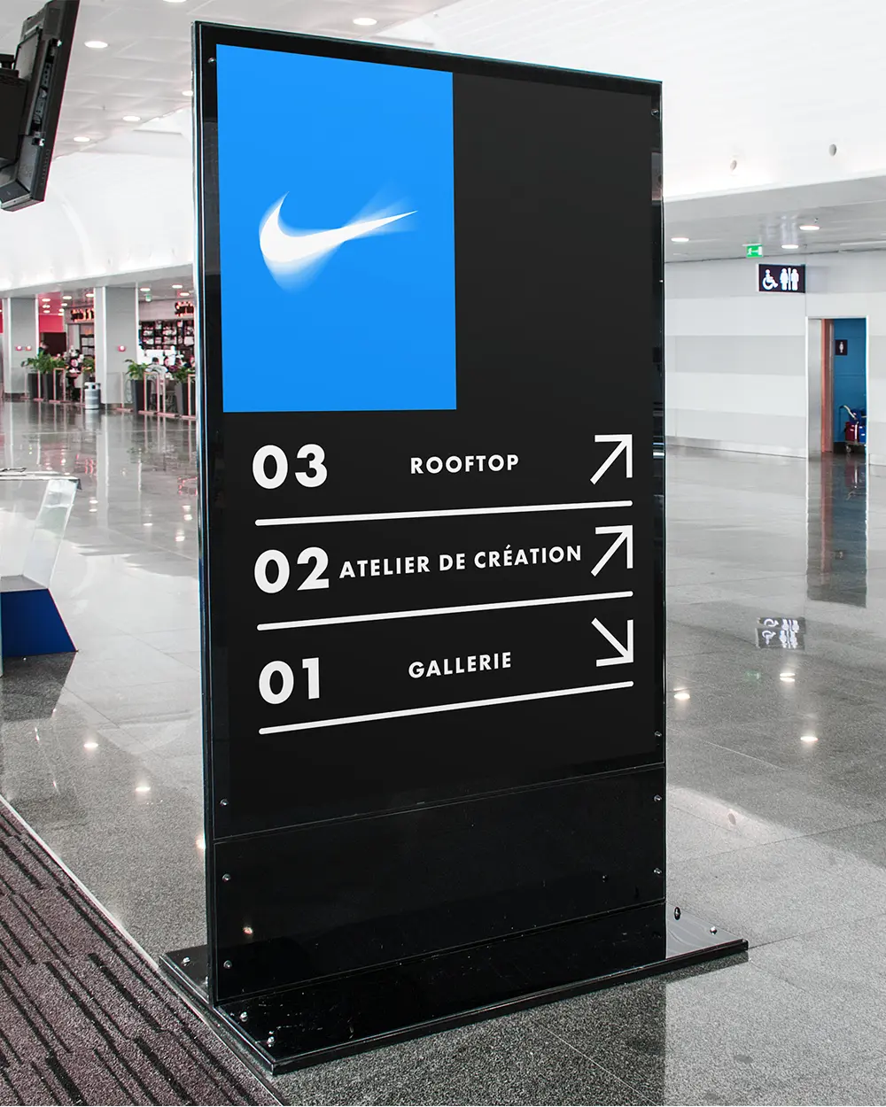 Nike - Signalétique et atelier de création