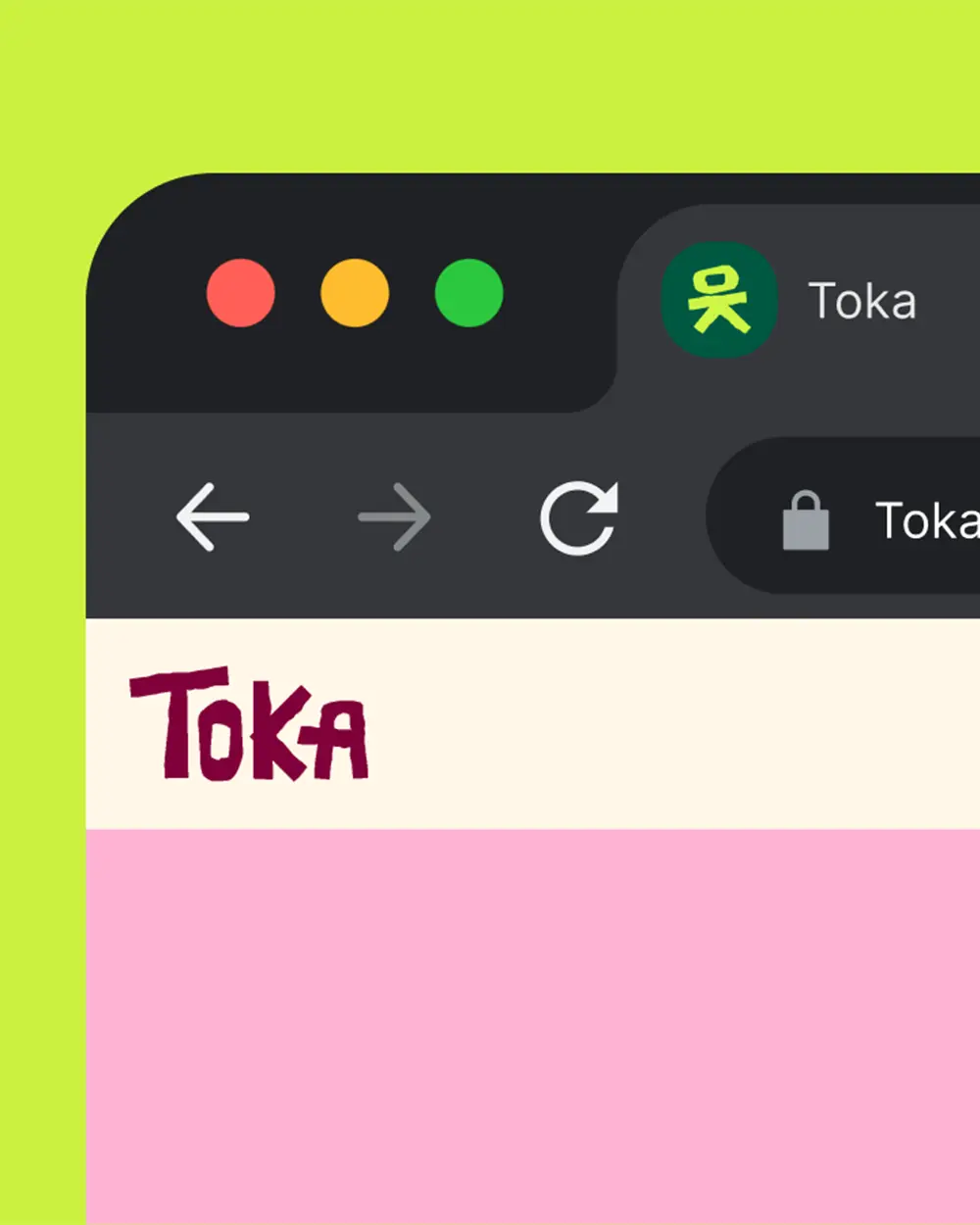 Toka - Détail branding